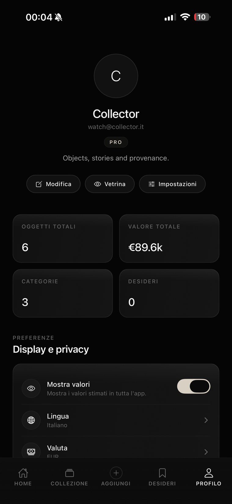 OWND profile and privacy